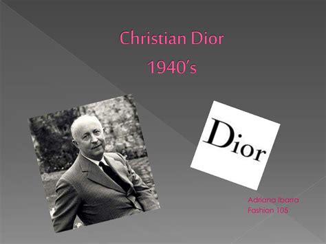 christian dior ppt